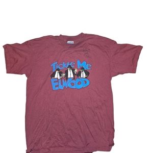 Vintage 90s Blues Brothers “Tickle Me Elwood” Spoof Elmo Shirt Large